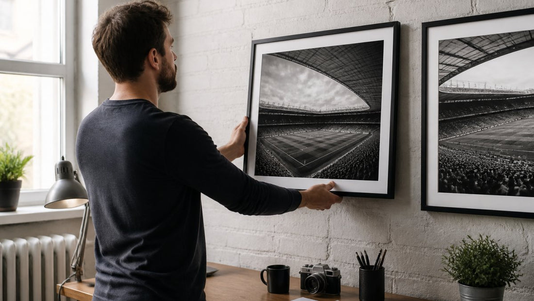 Red Brick Design Alternative: Modern Football Wall Art