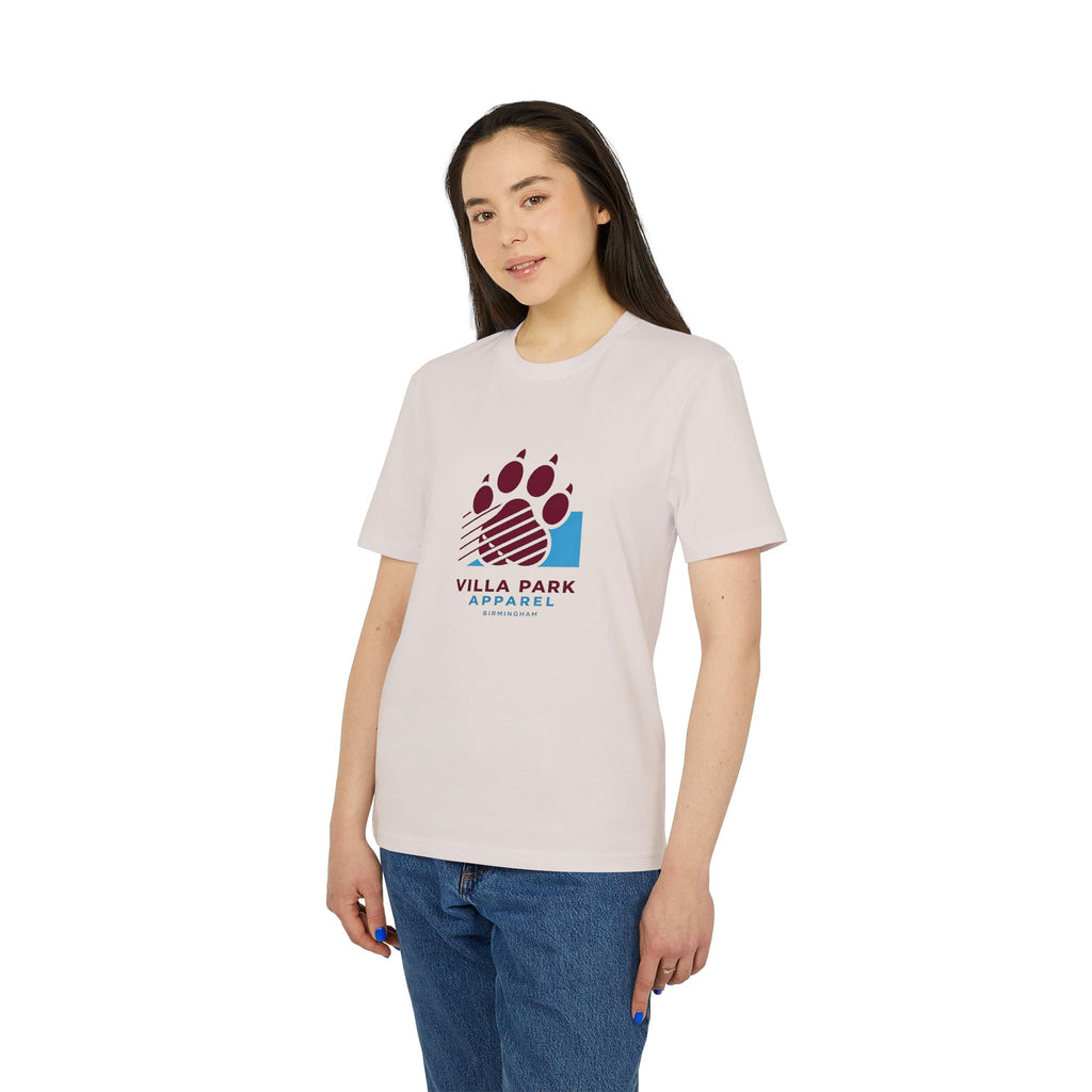 Villa Park Paw Retro Athletic T-Shirt — Vintage Maroon Paw Logo