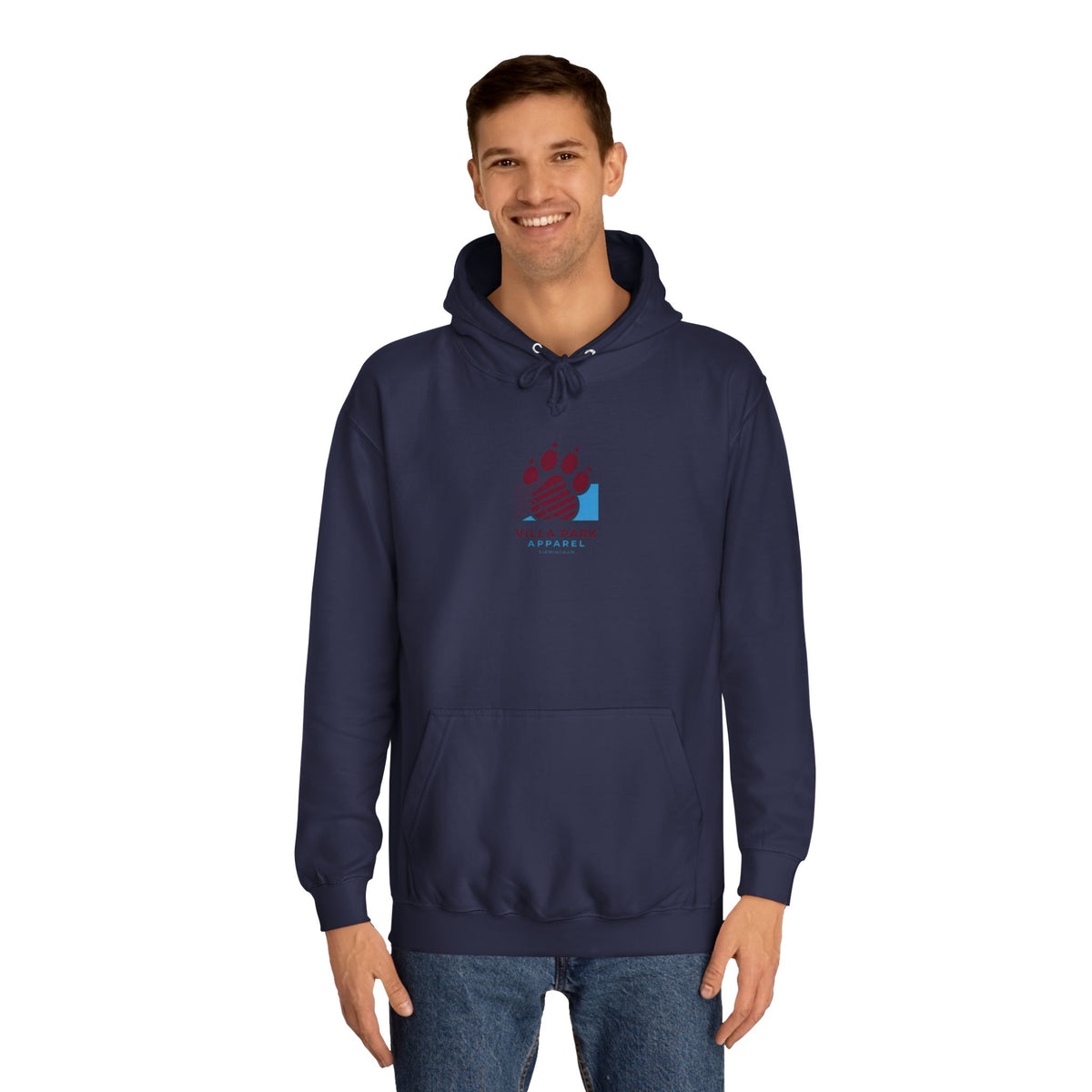 Villa Apparel Paw Hoodie — University Crest Pullover