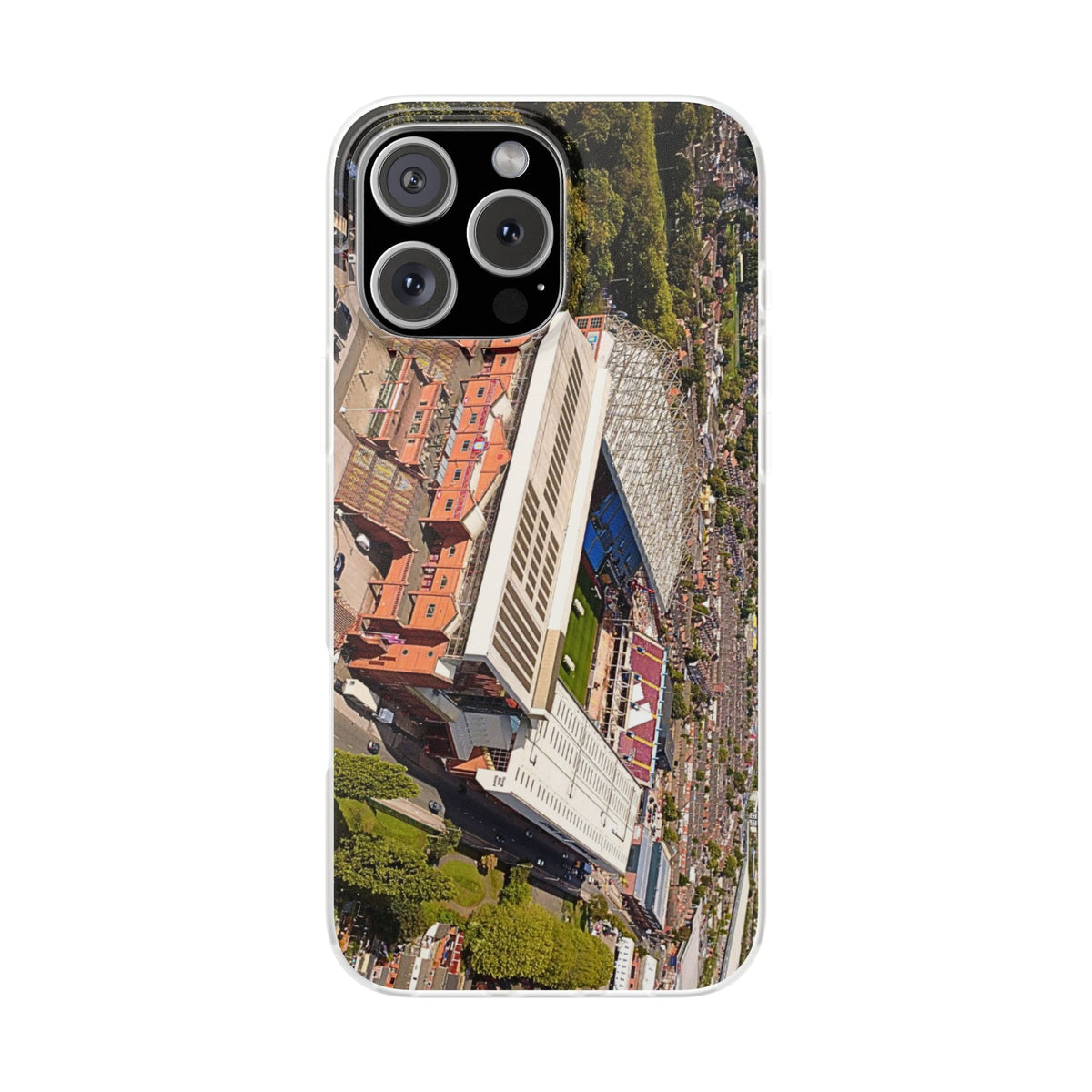 Villa Park Aerial Phone Case — Flexible Protective Flexi Case (Aston Villa, AVFC)