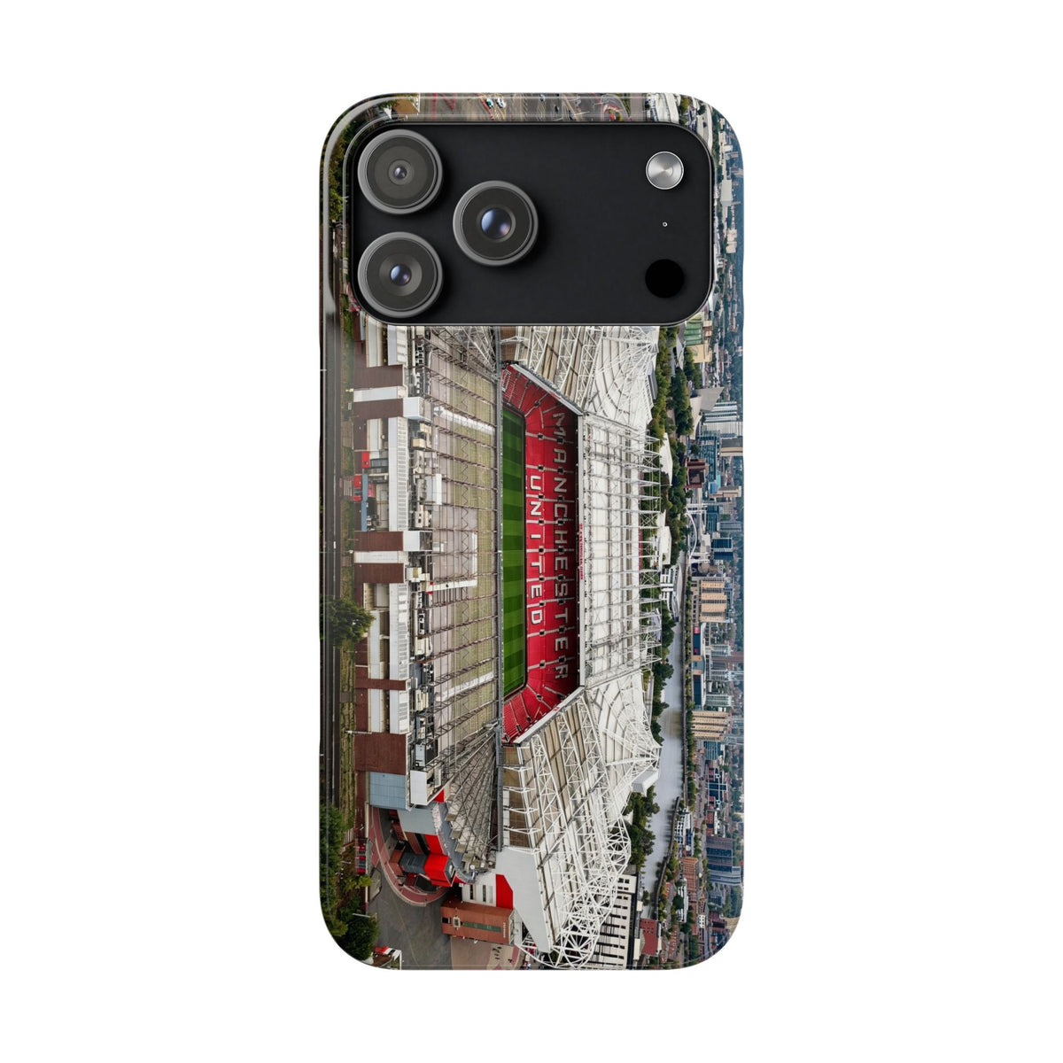 Old Trafford Aerial Side View — Manchester United — Premium Phone Case
