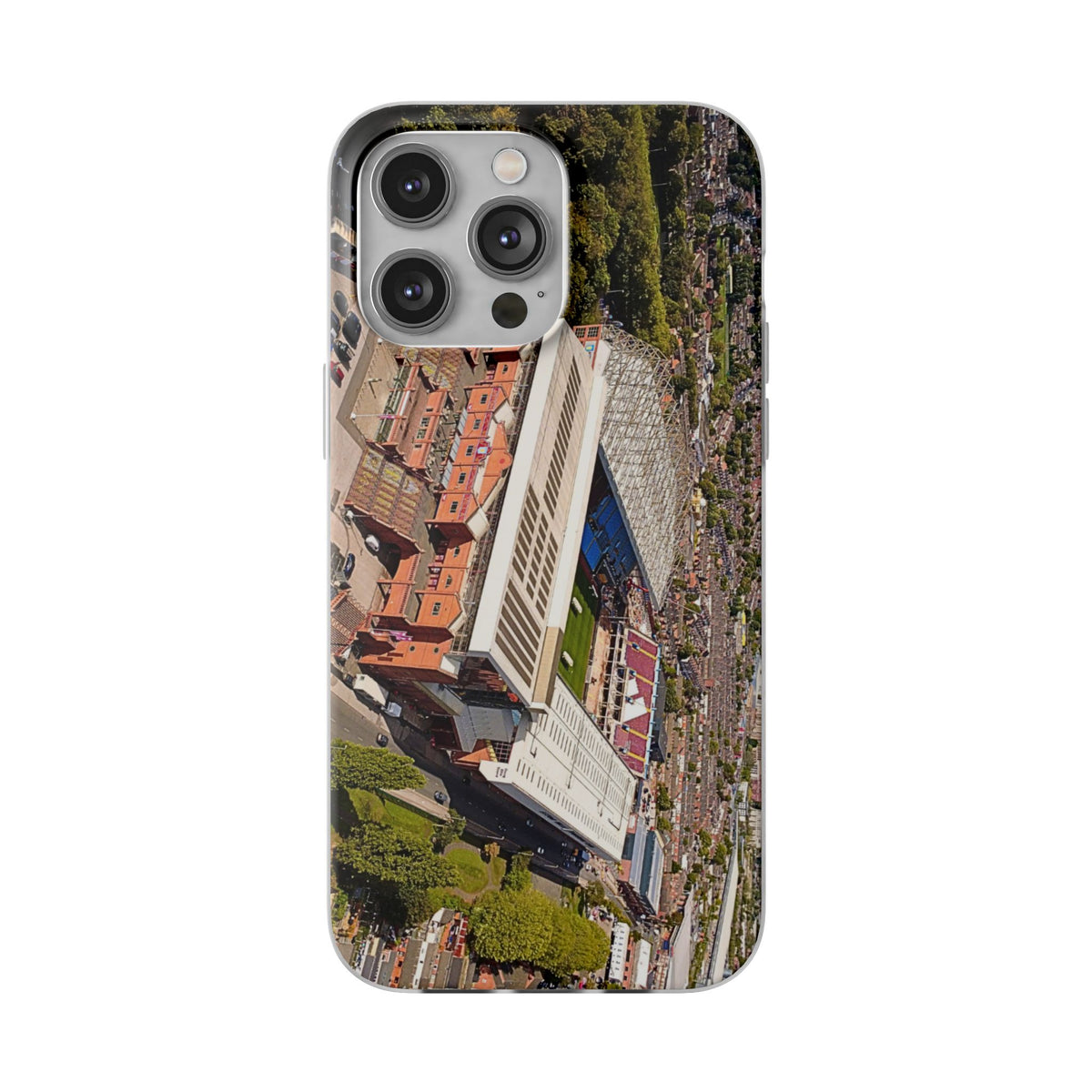 Villa Park Aerial Phone Case — Flexible Protective Flexi Case (Aston Villa, AVFC)