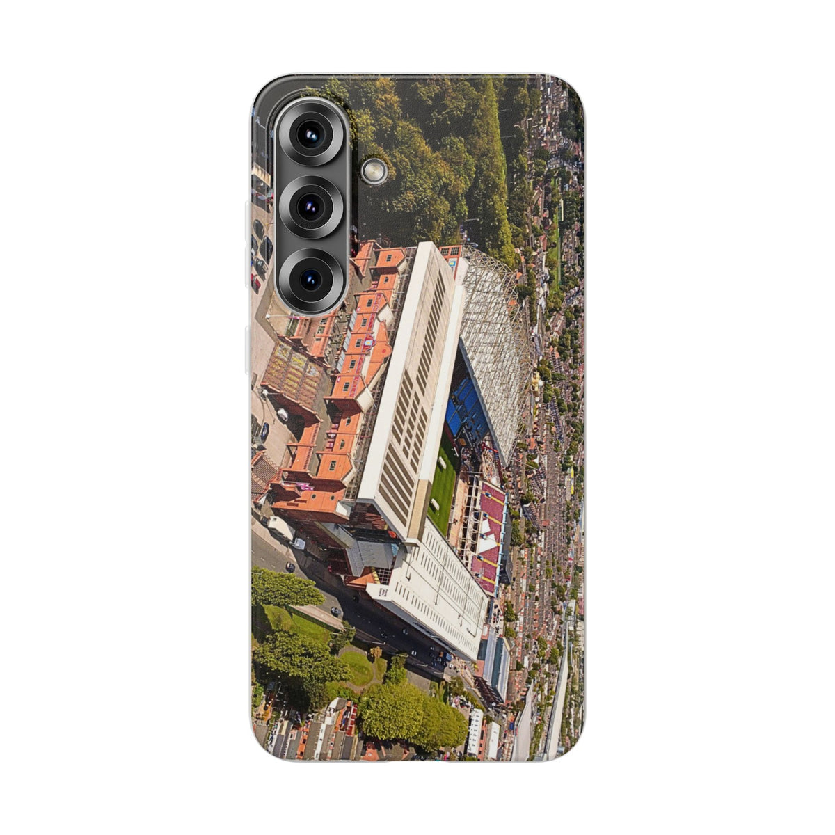 Villa Park Aerial Phone Case — Flexible Protective Flexi Case (Aston Villa, AVFC)