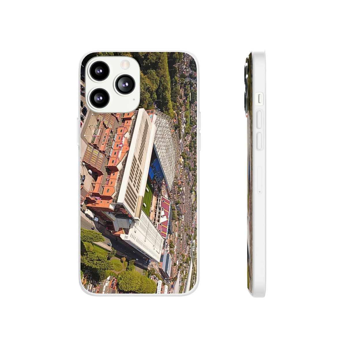 Villa Park Aerial Phone Case — Flexible Protective Flexi Case (Aston Villa, AVFC)