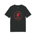 Lifestyle mockup of the Premium Liverpool Retro Crest T-Shirt