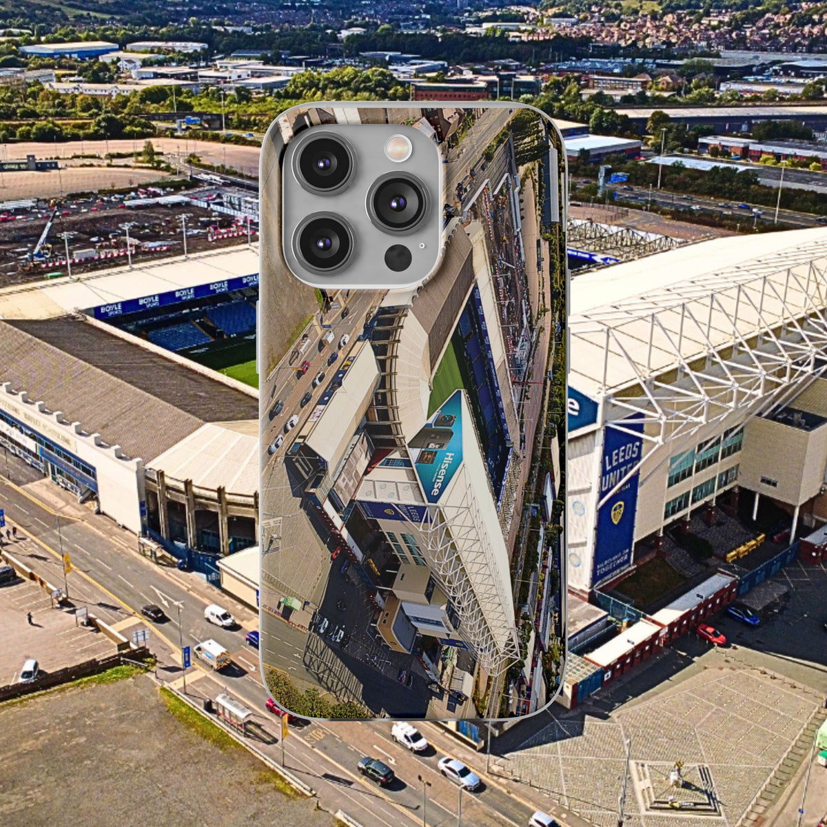 Leeds United — Elland Road Stadium — Flexi Phone Case — Yorkshire
