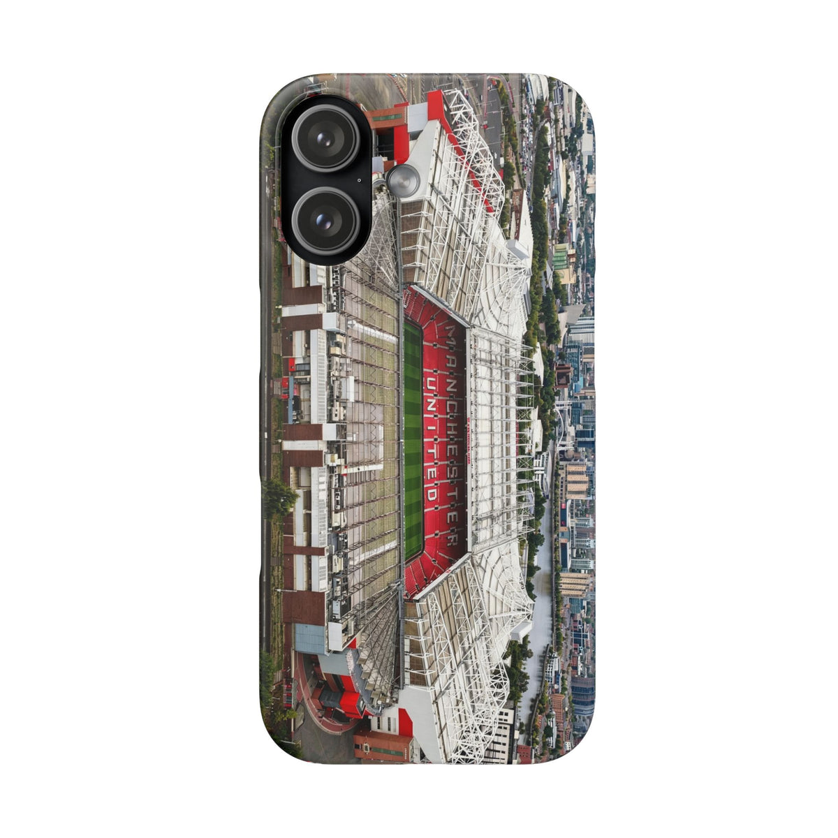 Old Trafford Aerial Side View — Manchester United — Premium Phone Case