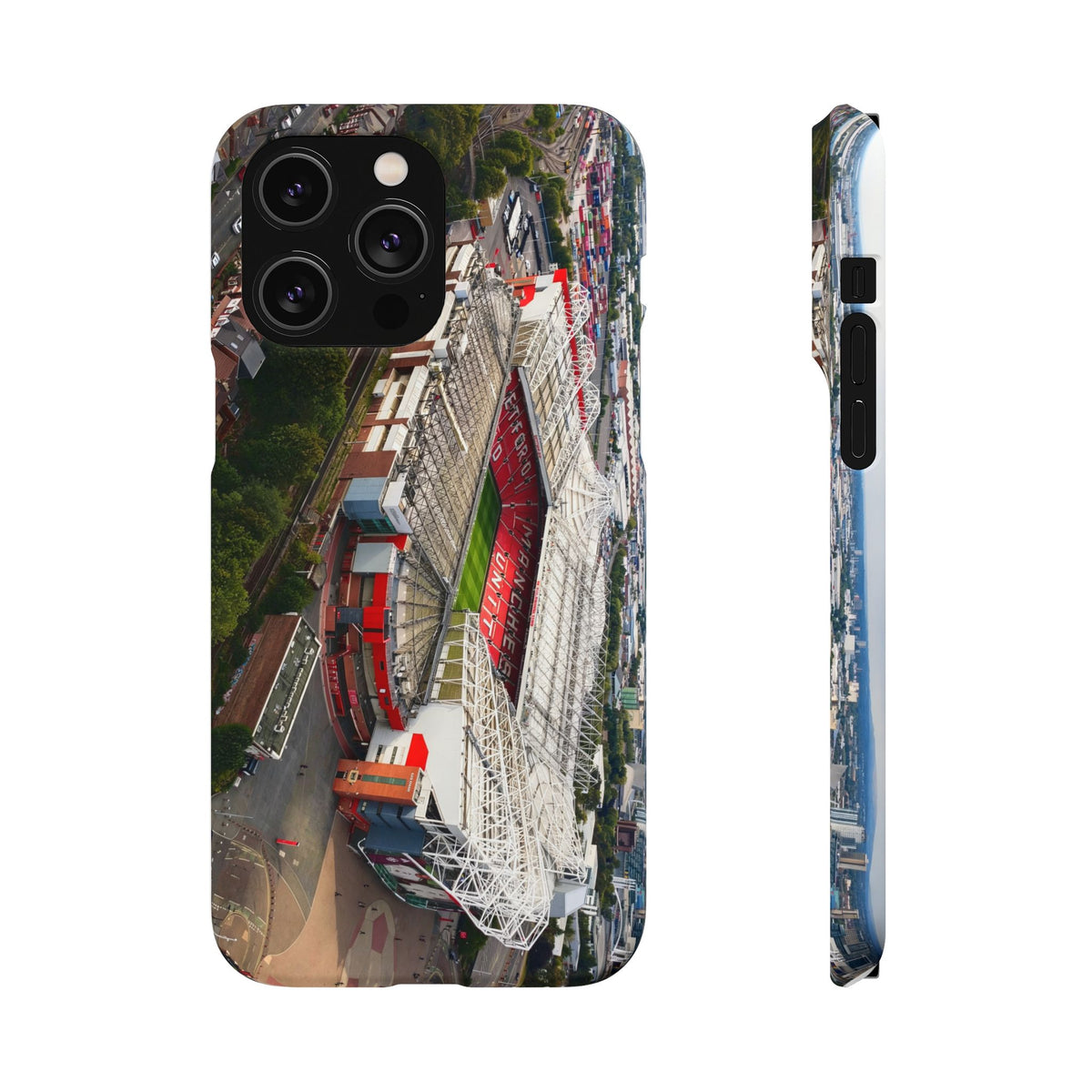 Manchester United, Old Trafford Print Phone Case.