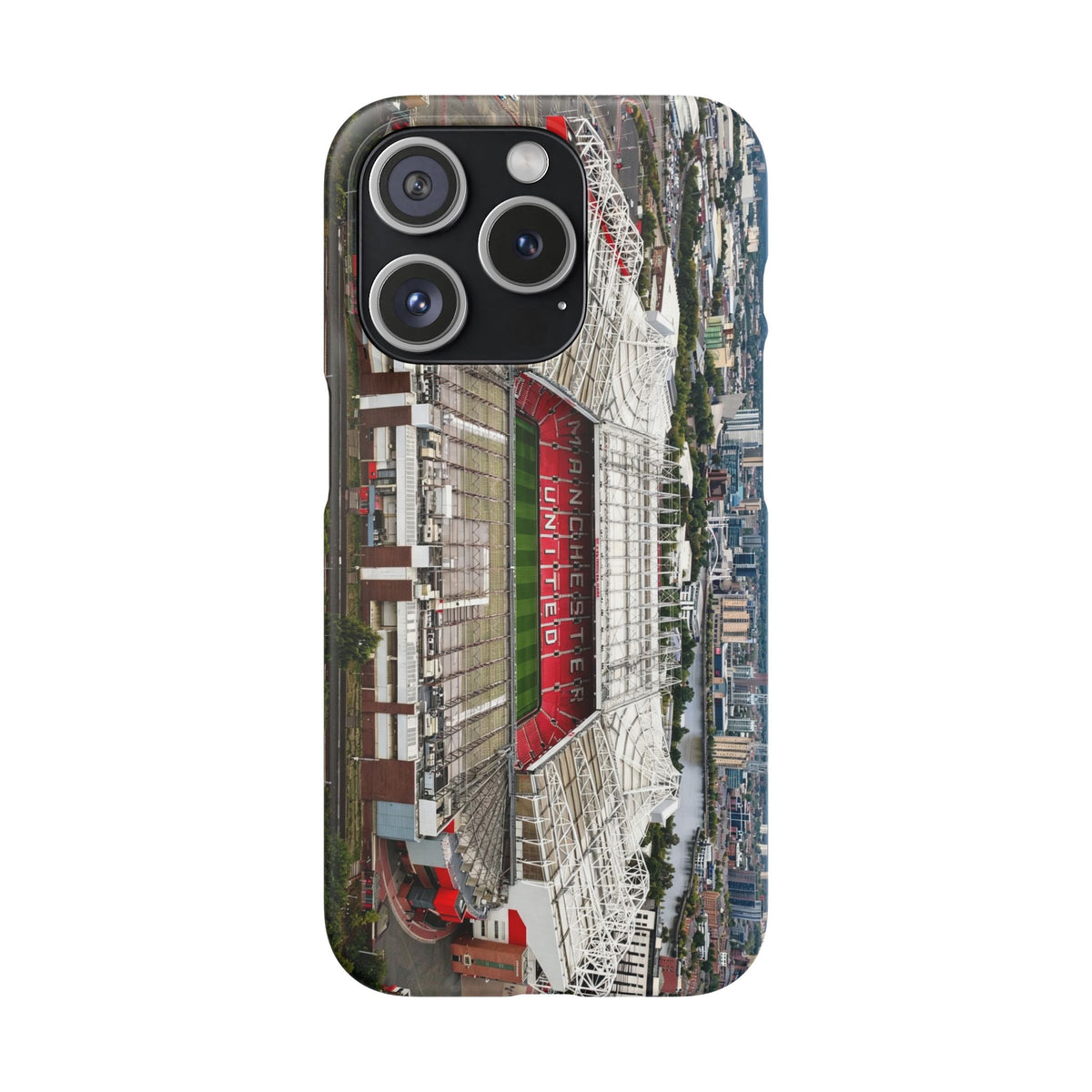 Old Trafford Aerial Side View — Manchester United — Premium Phone Case