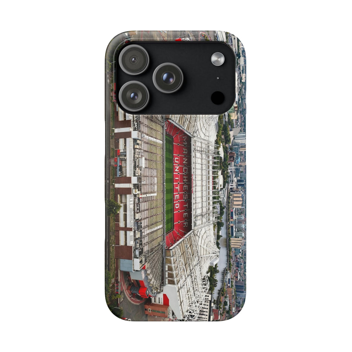 Old Trafford Aerial Side View — Manchester United — Premium Phone Case