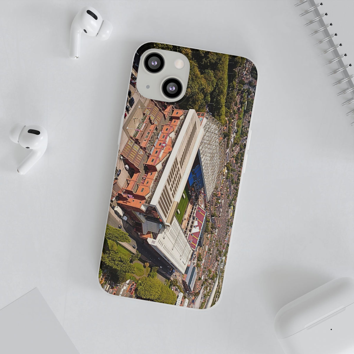 Villa Park Aerial Phone Case — Flexible Protective Flexi Case (Aston Villa, AVFC)