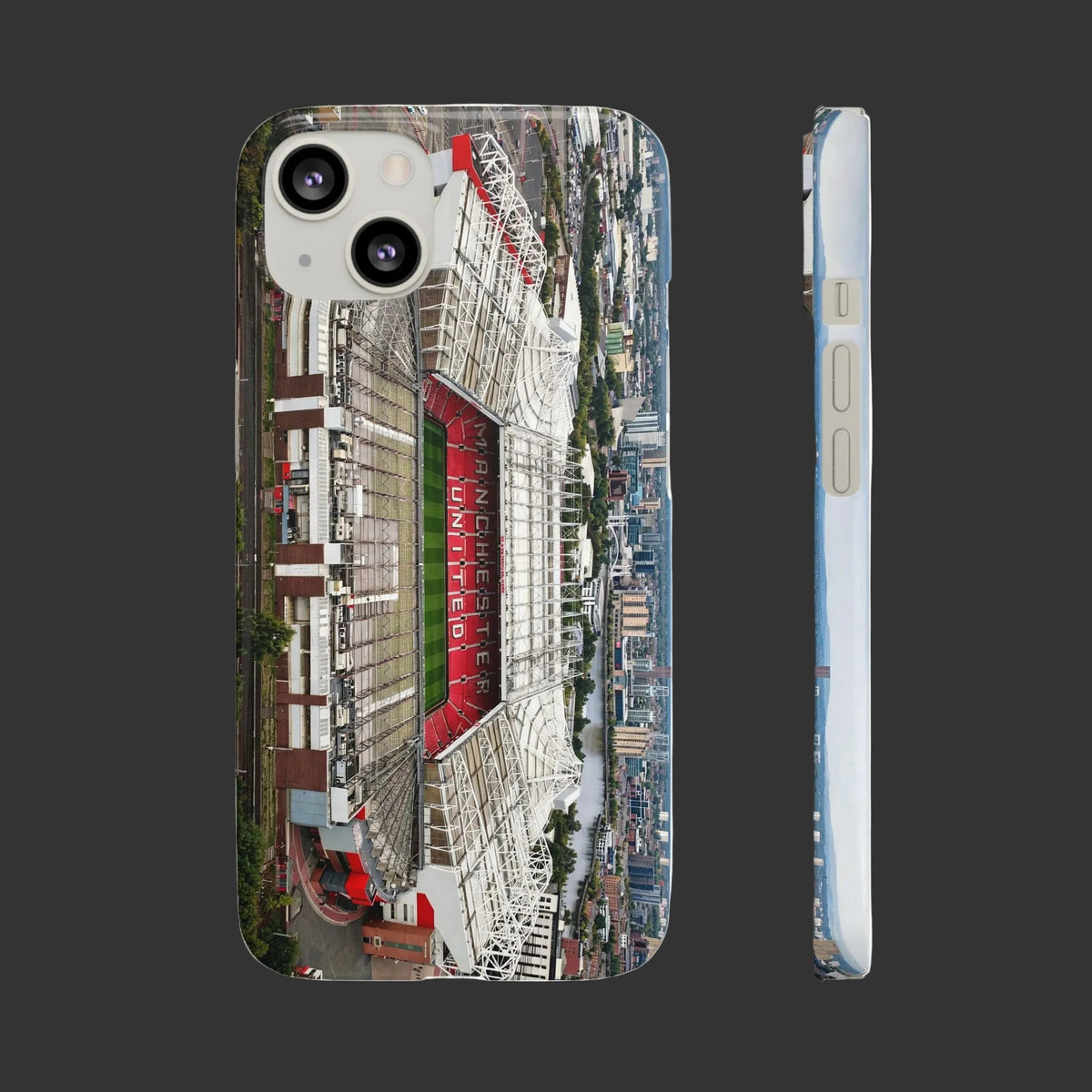 Old Trafford Aerial Side View — Manchester United — Premium Phone Case
