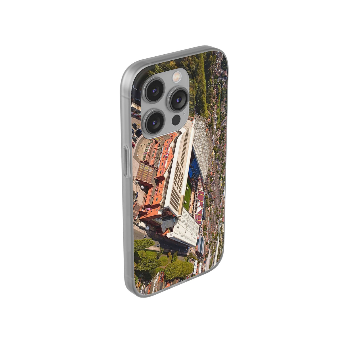 Villa Park Aerial Phone Case — Flexible Protective Flexi Case (Aston Villa, AVFC)