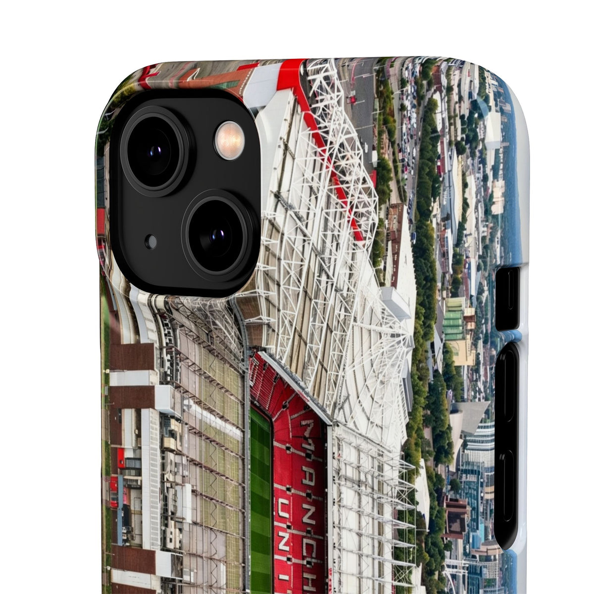 Old Trafford Aerial Side View — Manchester United — Premium Phone Case