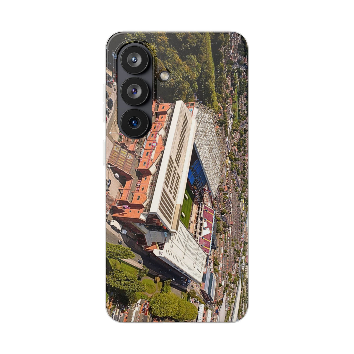 Villa Park Aerial Phone Case — Flexible Protective Flexi Case (Aston Villa, AVFC)