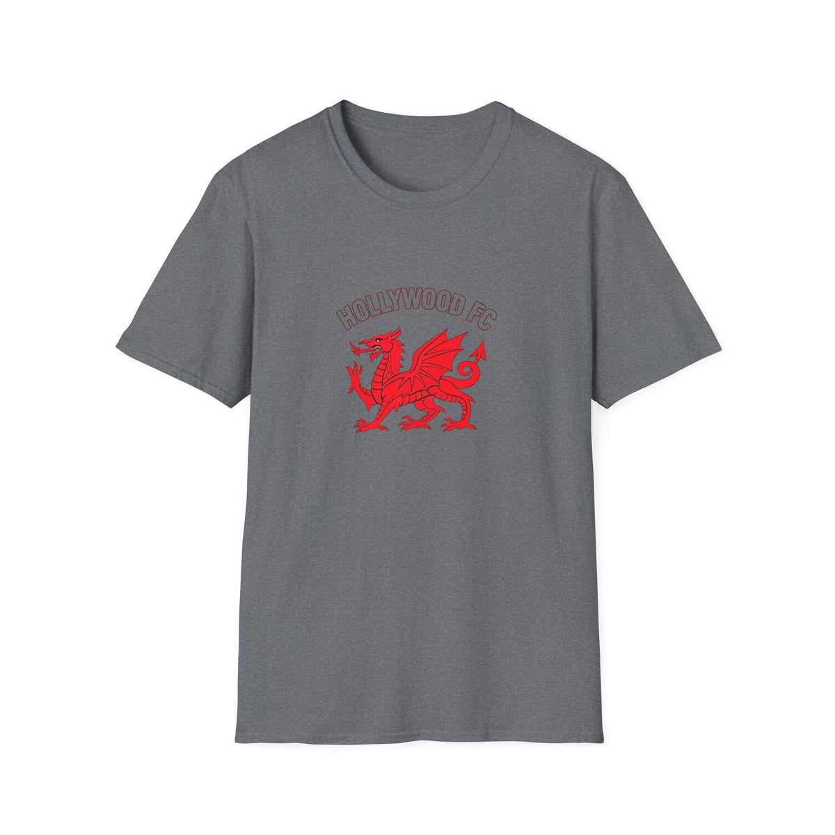 Wrexham-Style Red Dragon Soccer Tee — Retro Crest T-Shirt