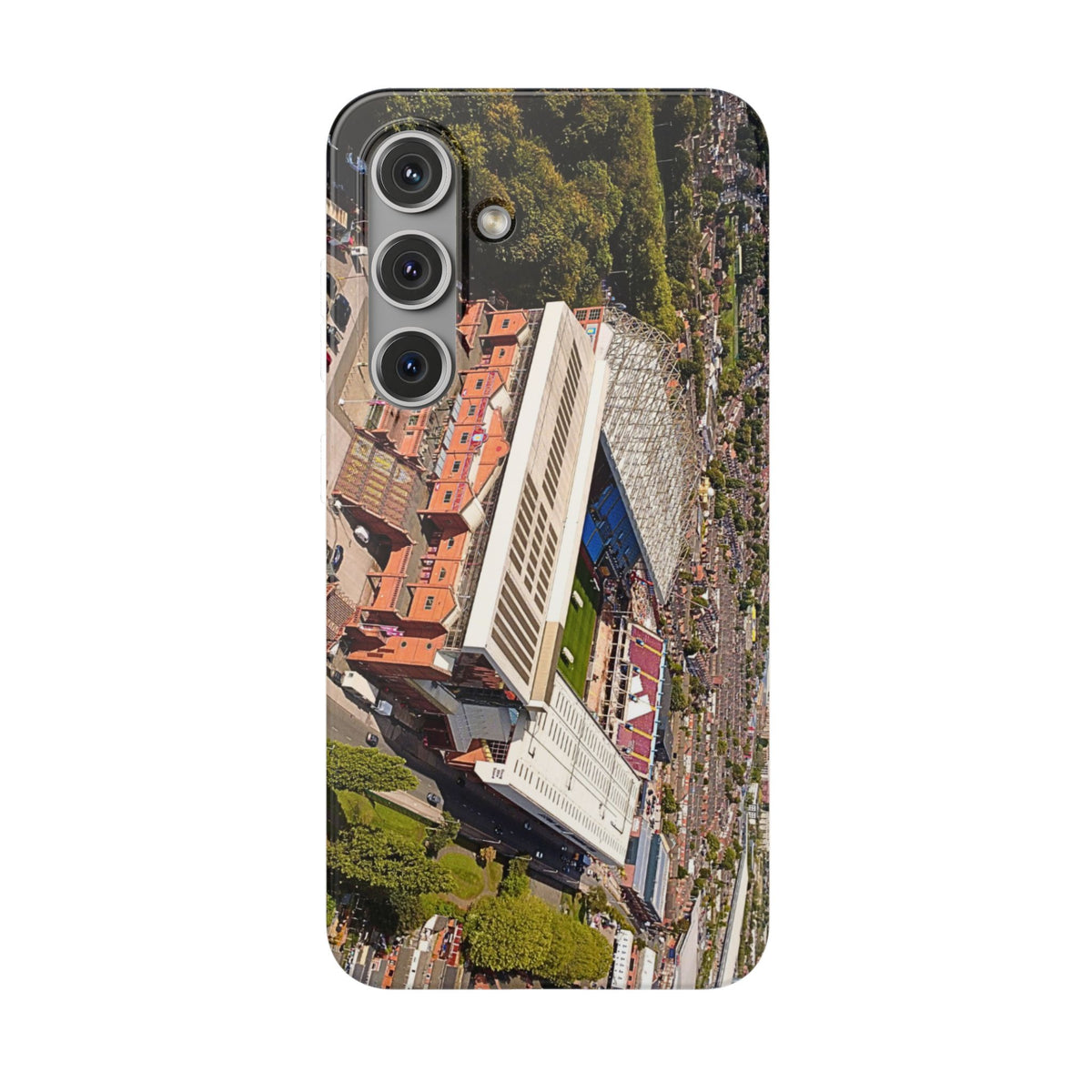 Villa Park Aerial Phone Case — Flexible Protective Flexi Case (Aston Villa, AVFC)