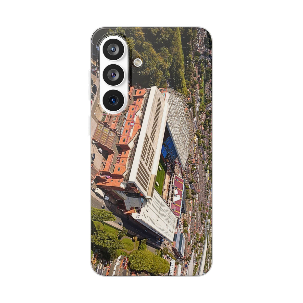 Villa Park Aerial Phone Case — Flexible Protective Flexi Case (Aston Villa, AVFC)