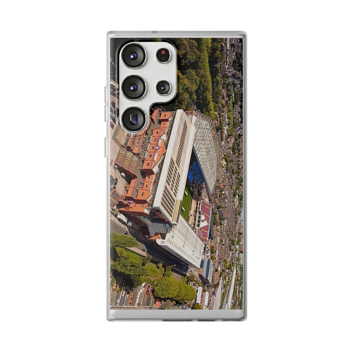Villa Park Aerial Phone Case — Flexible Protective Flexi Case (Aston Villa, AVFC)