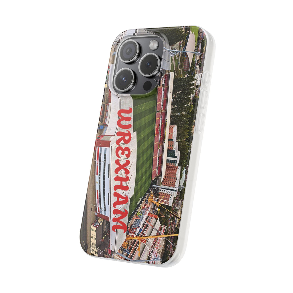Wrexham Racecourse Stadium Photo Phone Case — Aerial Soccer Field 
