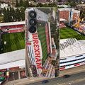 Wrexham Racecourse Stadium Photo Phone Case — Aerial Soccer Field 