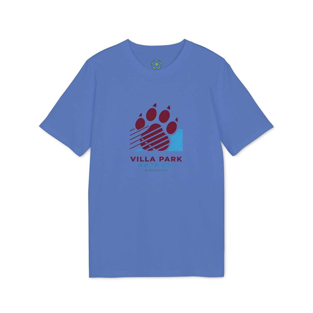 Villa Park Paw Retro Athletic T-Shirt — Vintage Maroon Paw Logo
