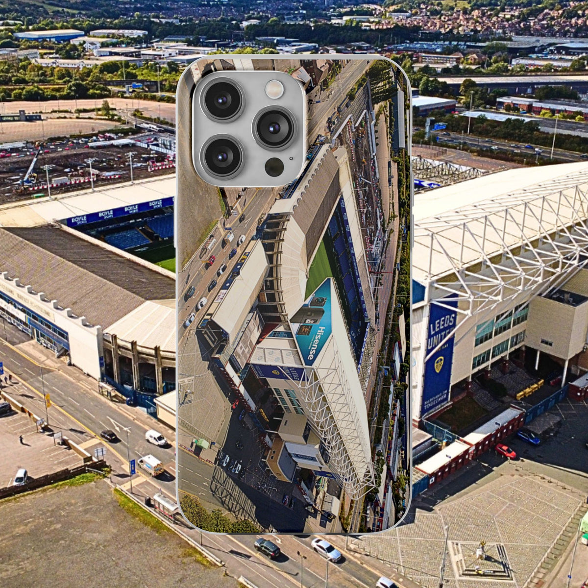 Leeds United — Elland Road Stadium — Flexi Phone Case — Yorkshire