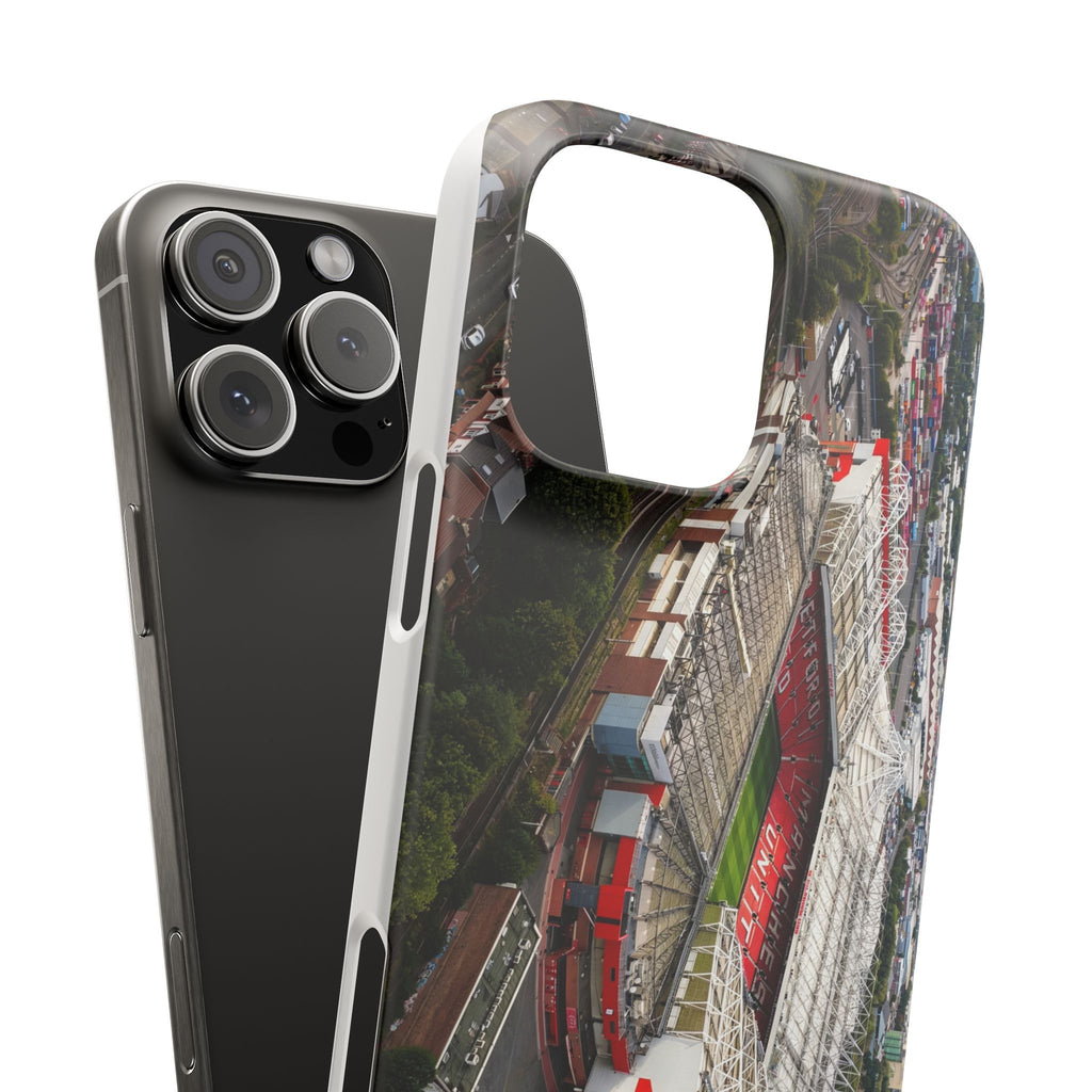 Manchester United, Old Trafford Print Phone Case.