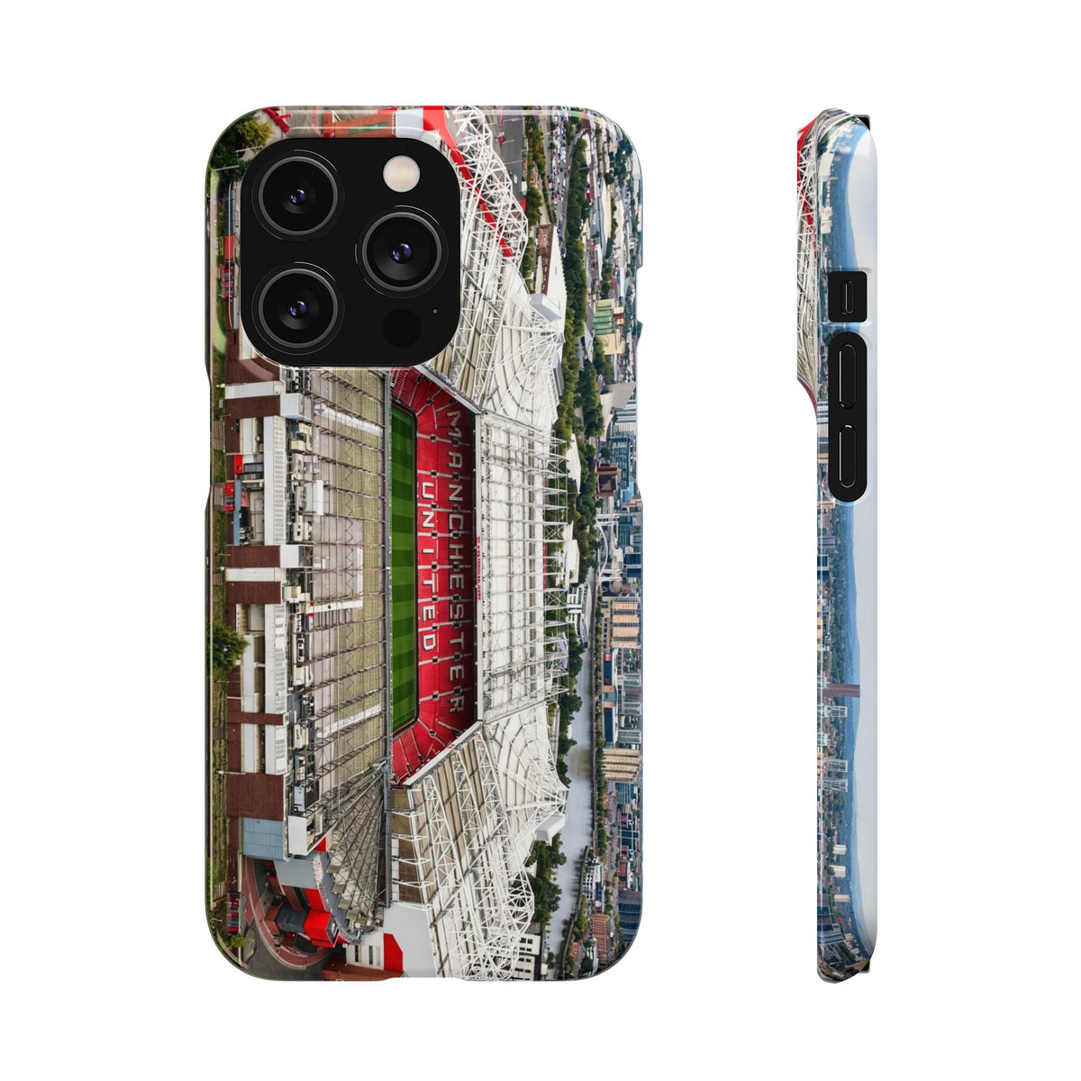 Old Trafford Aerial Side View — Manchester United — Premium Phone Case