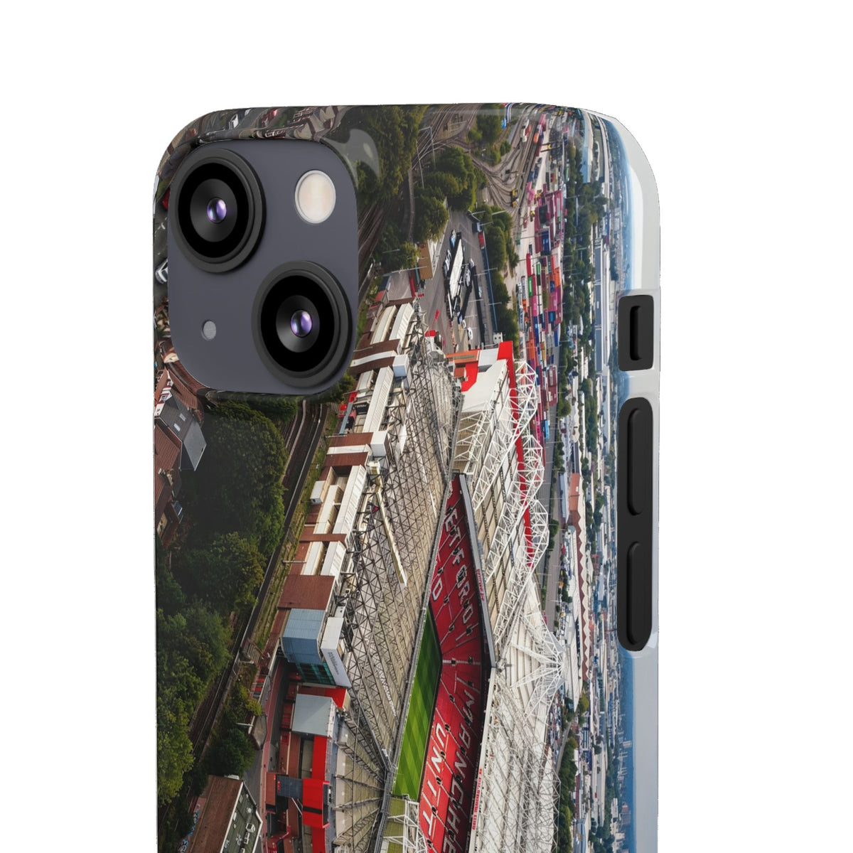 Manchester United, Old Trafford Print Phone Case.