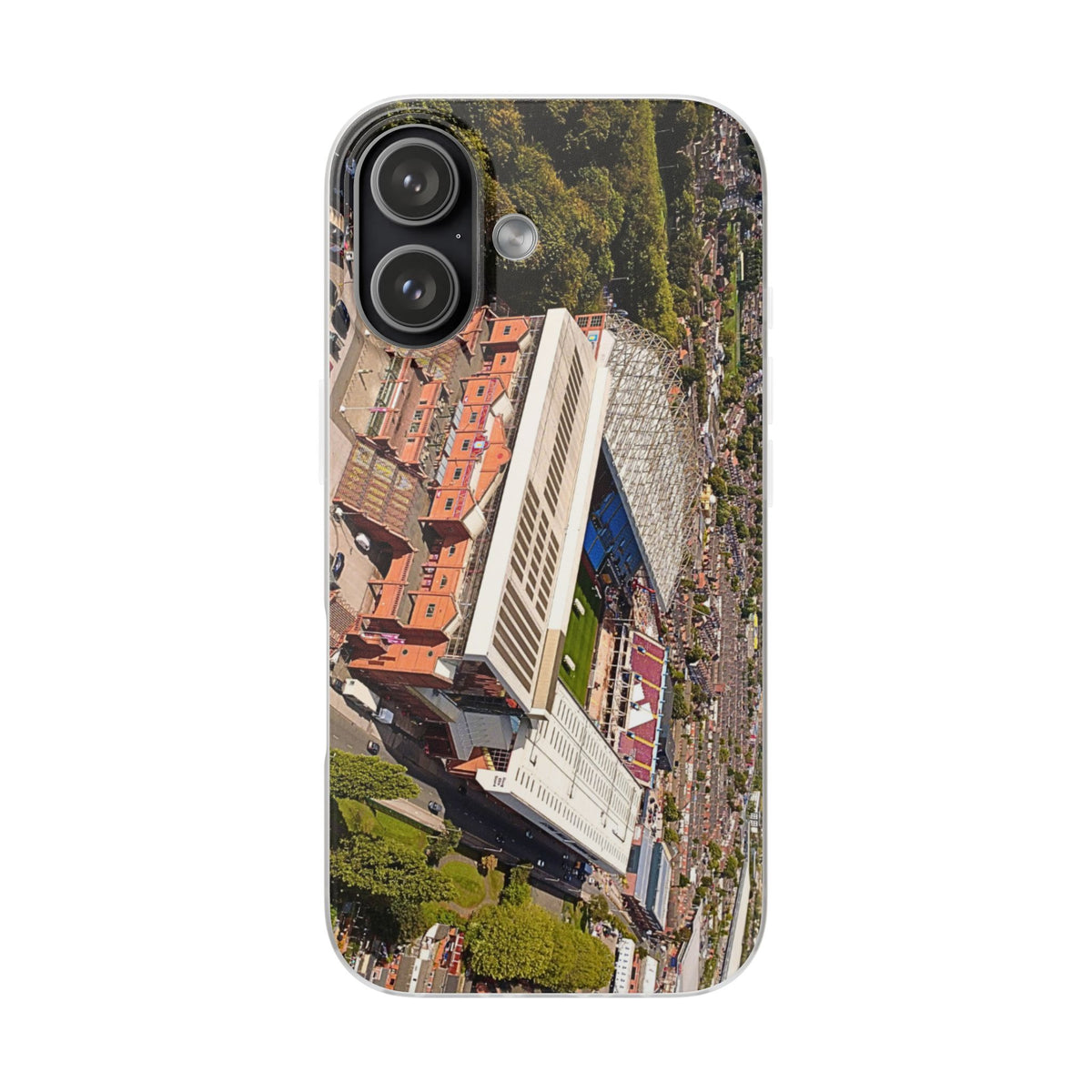 Villa Park Aerial Phone Case — Flexible Protective Flexi Case (Aston Villa, AVFC)