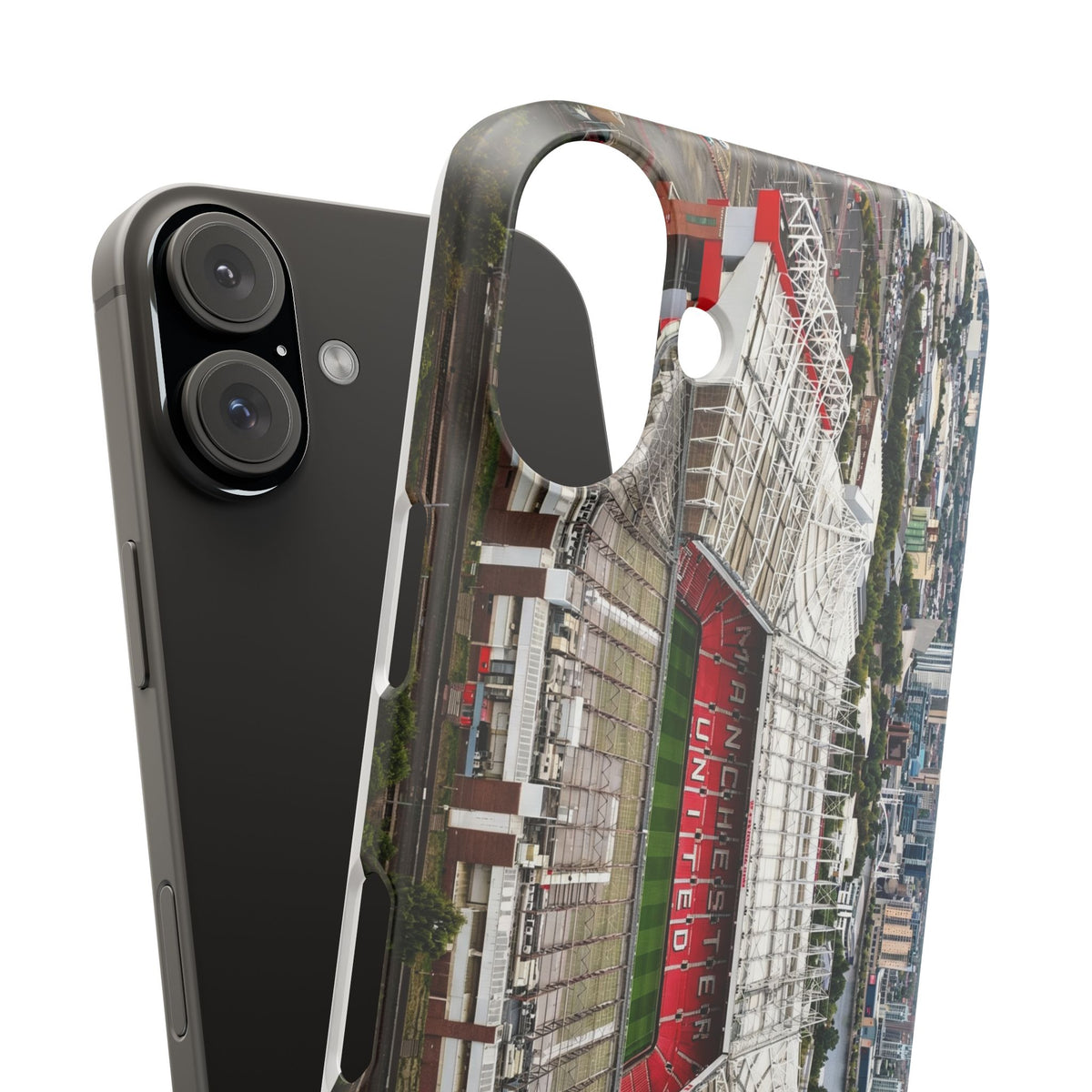 Old Trafford Aerial Side View — Manchester United — Premium Phone Case