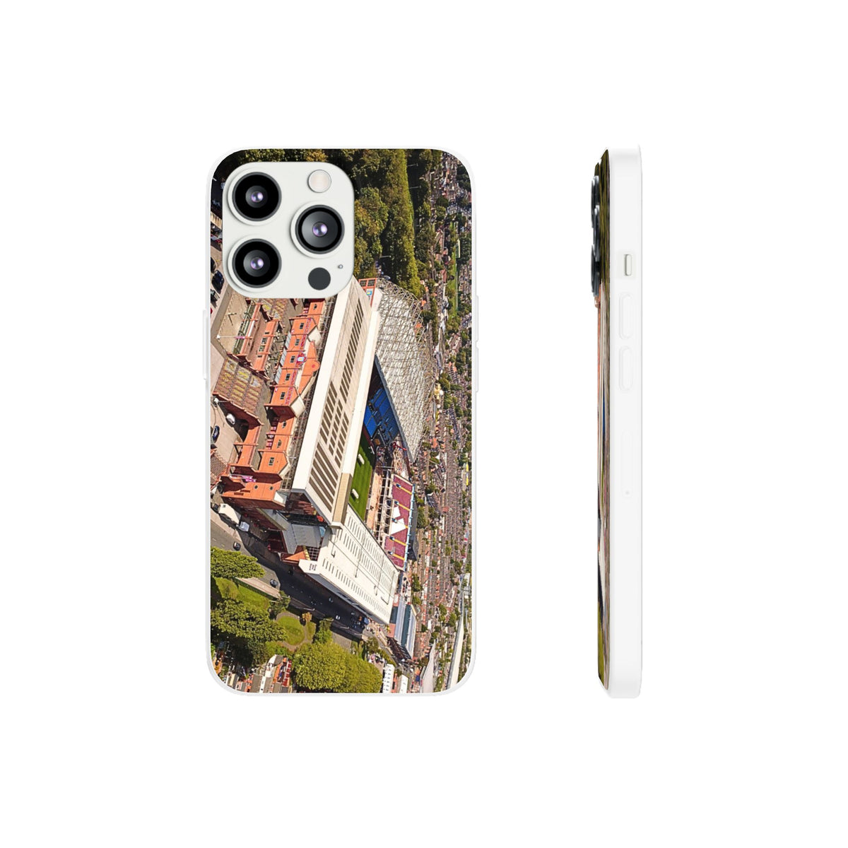Villa Park Aerial Phone Case — Flexible Protective Flexi Case (Aston Villa, AVFC)