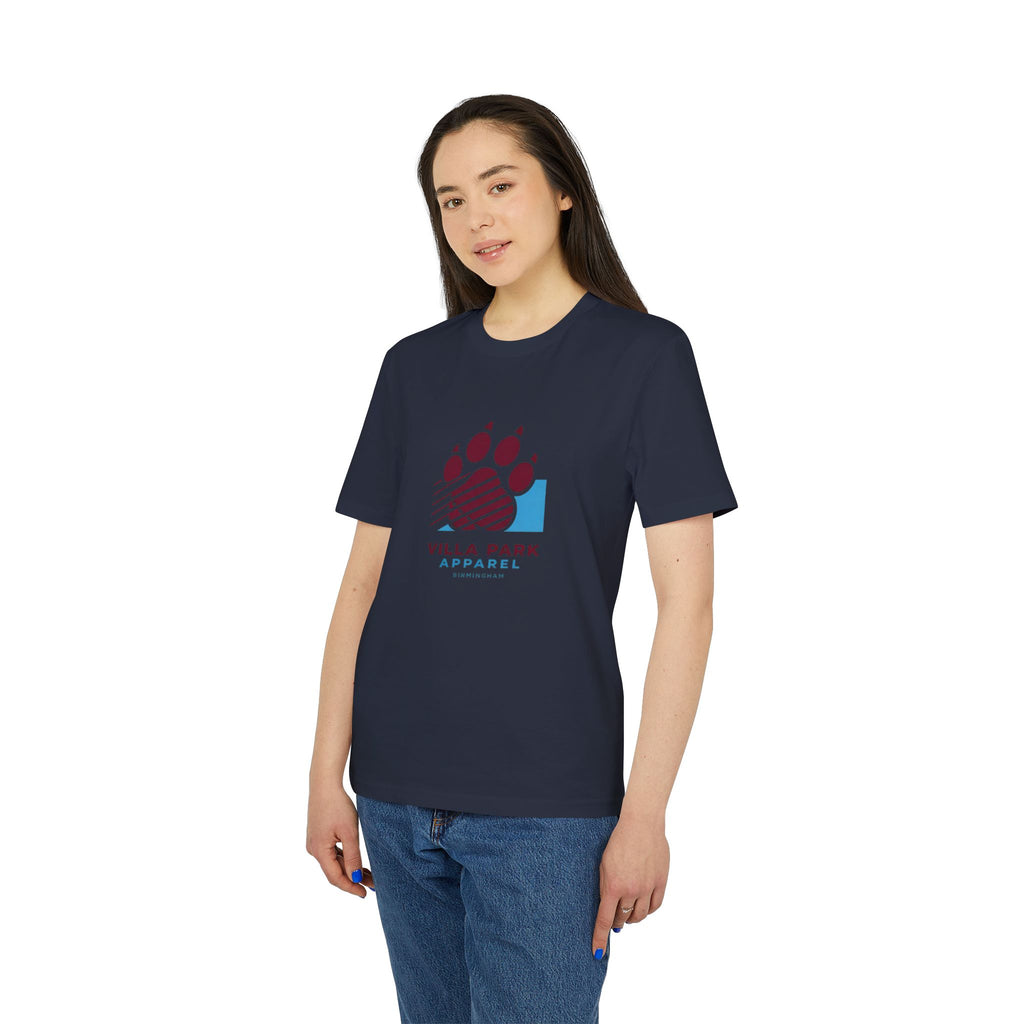 Villa Park Paw Retro Athletic T-Shirt — Vintage Maroon Paw Logo