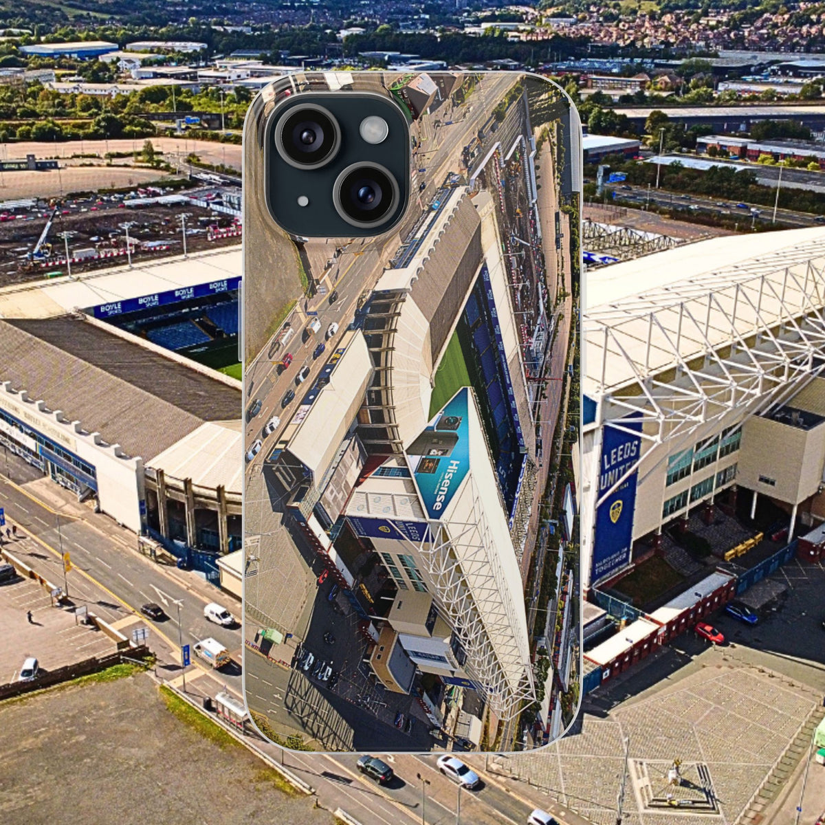 Leeds United — Elland Road Stadium — Flexi Phone Case — Yorkshire