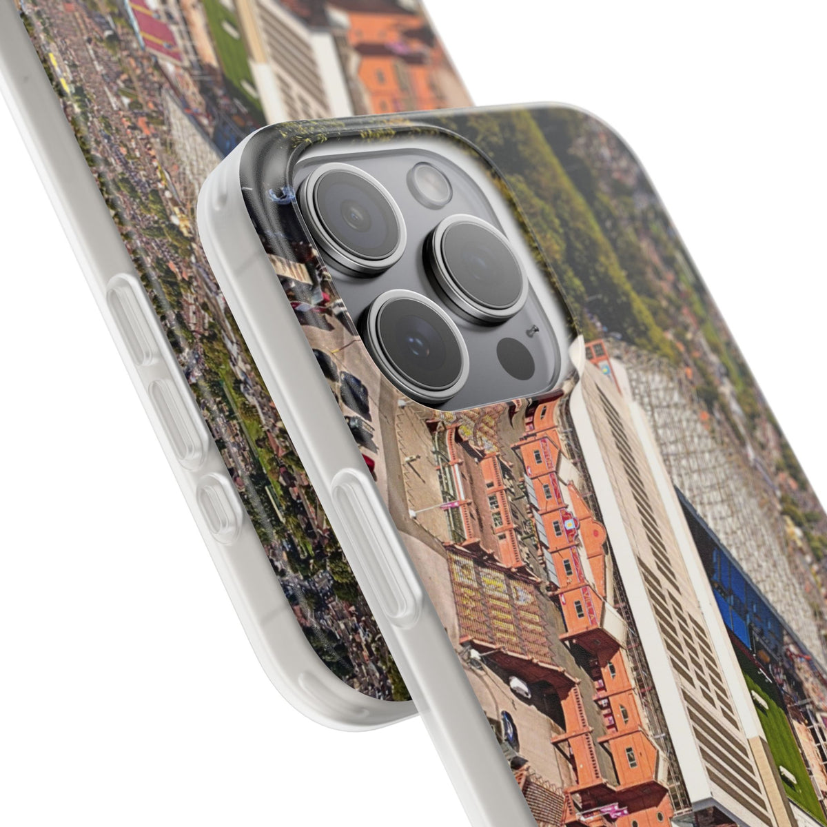 Villa Park Aerial Phone Case — Flexible Protective Flexi Case (Aston Villa, AVFC)