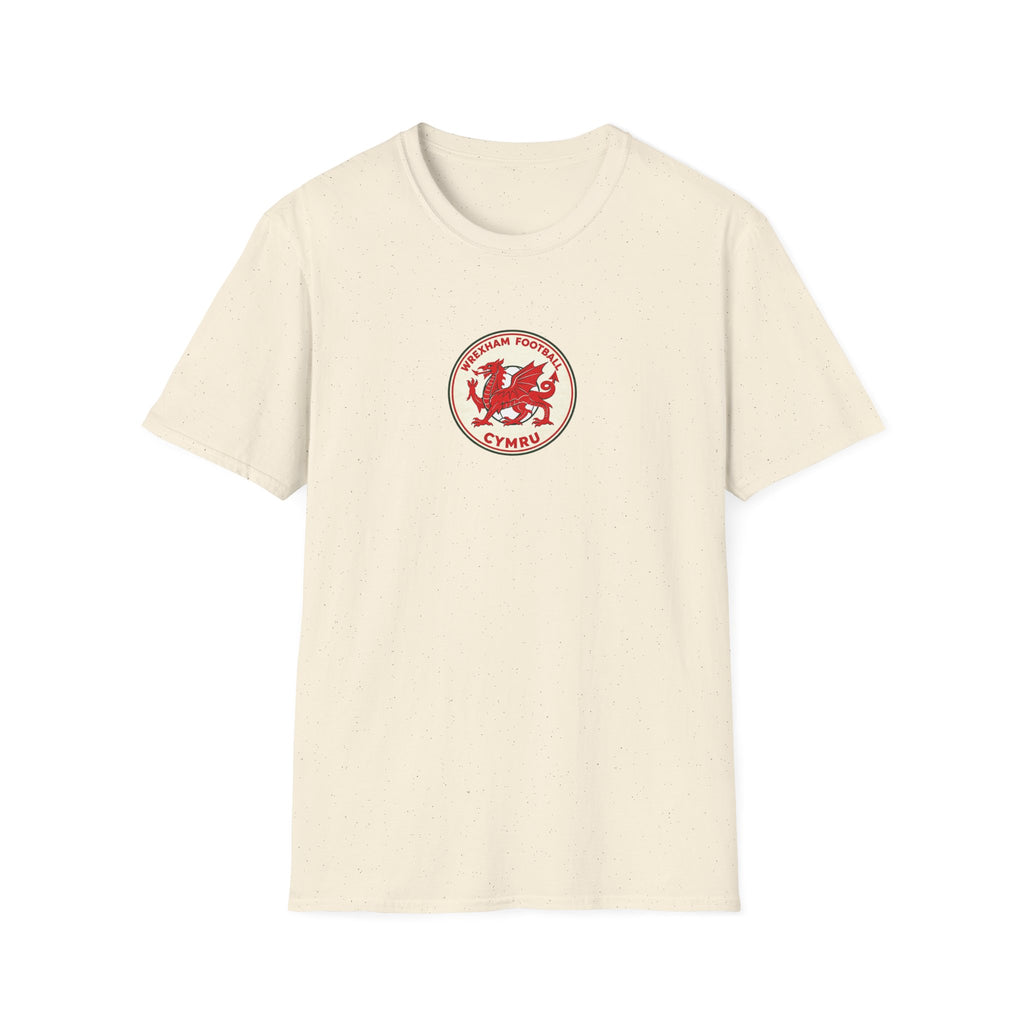 Welsh Dragon Football Crest T-Shirt — Wrexham Cymru Vintage Soccer Tee