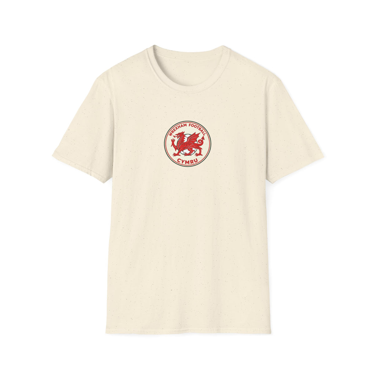 Welsh Dragon Football Crest T-Shirt — Wrexham Cymru Vintage Soccer Tee