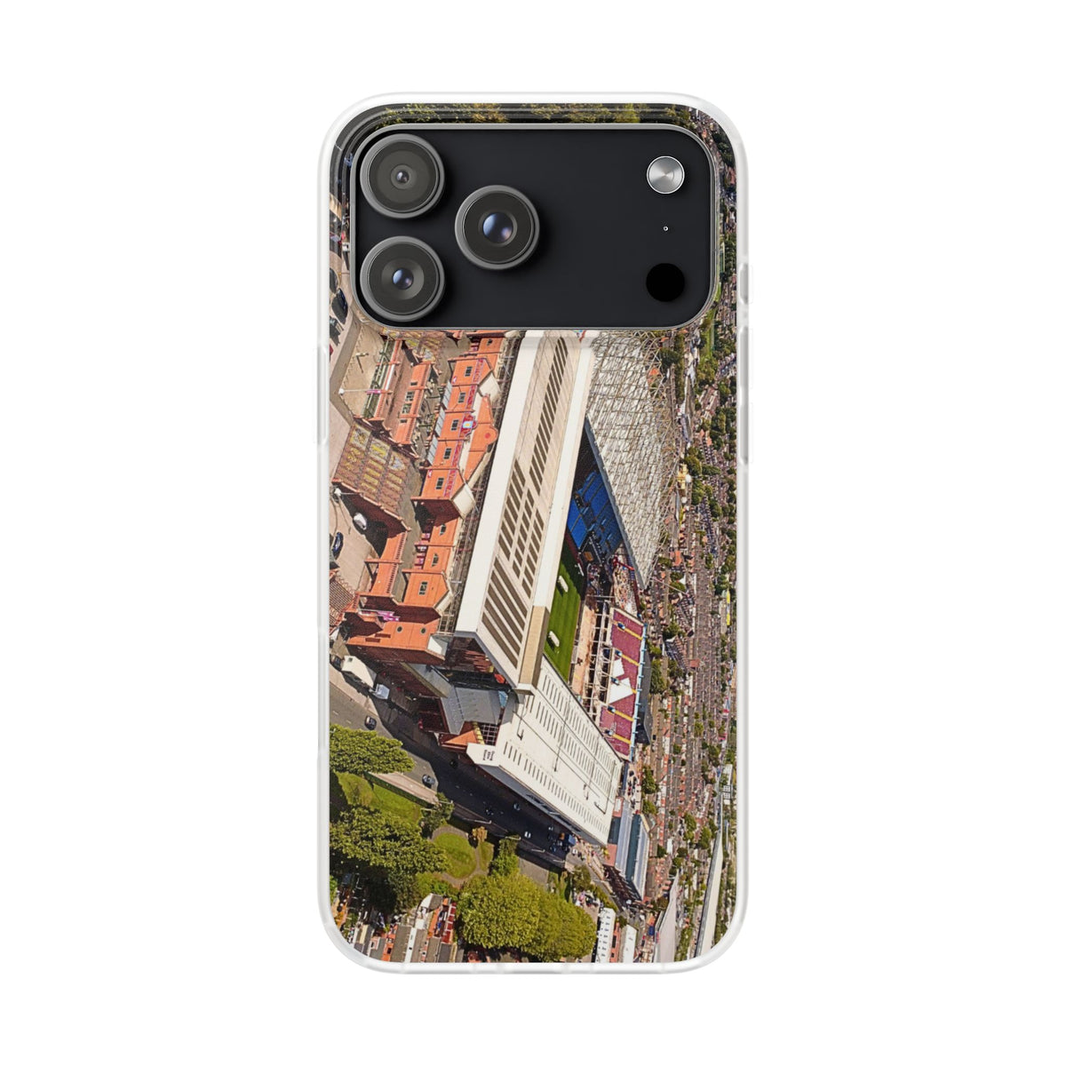 Villa Park Aerial Phone Case — Flexible Protective Flexi Case (Aston Villa, AVFC)
