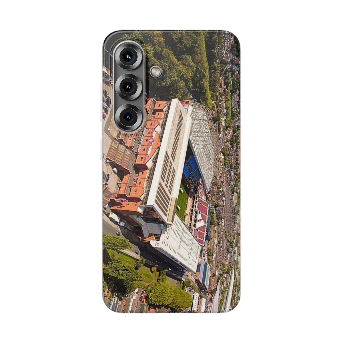 Villa Park Aerial Phone Case — Flexible Protective Flexi Case (Aston Villa, AVFC)
