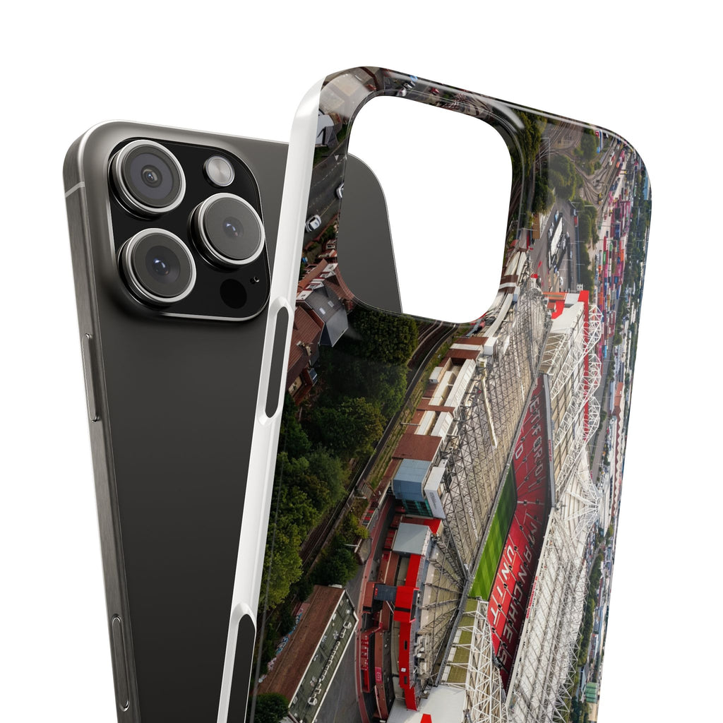 Manchester United, Old Trafford Print Phone Case.