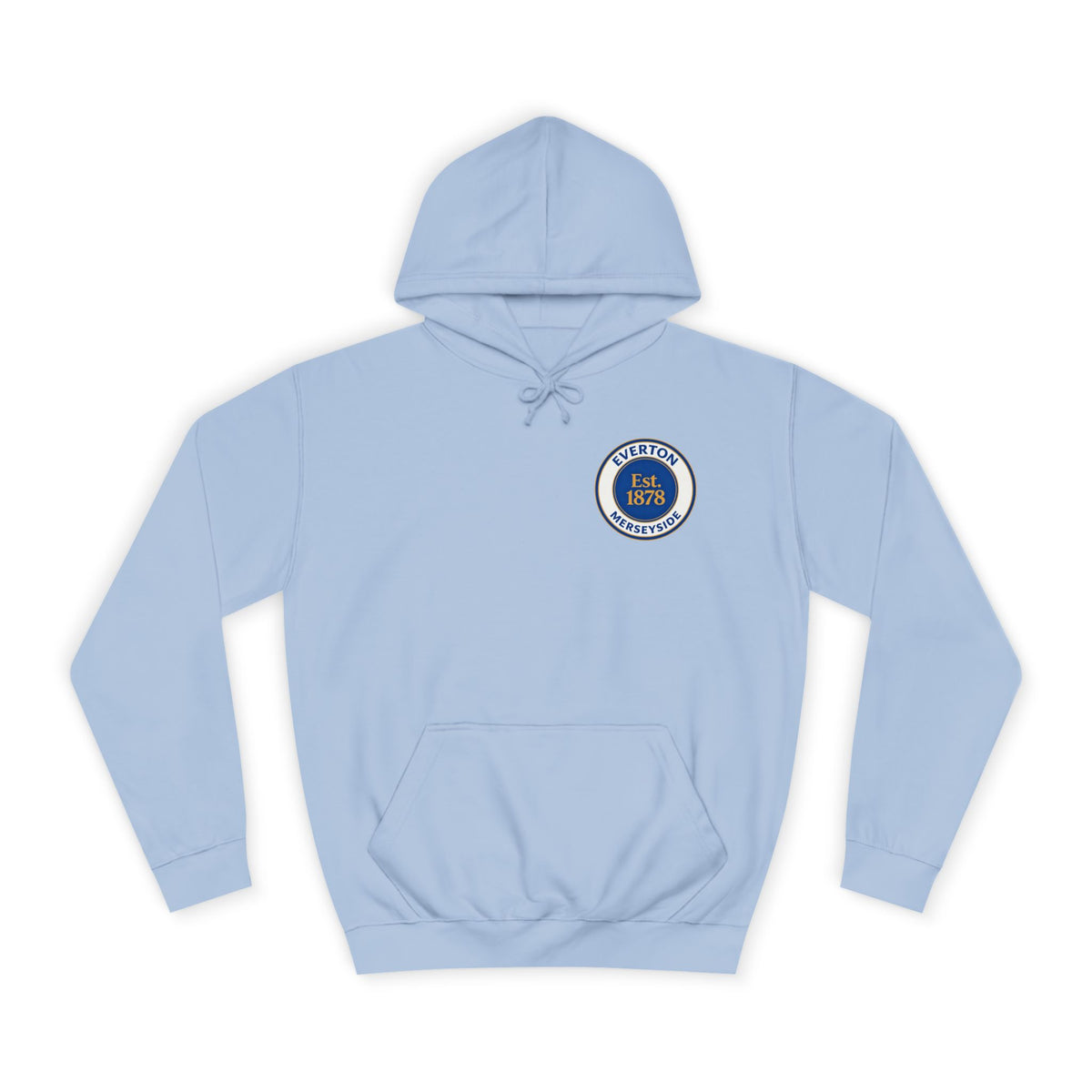 Classic College Crest Hoodie — Unisex Campus Sweatshirt