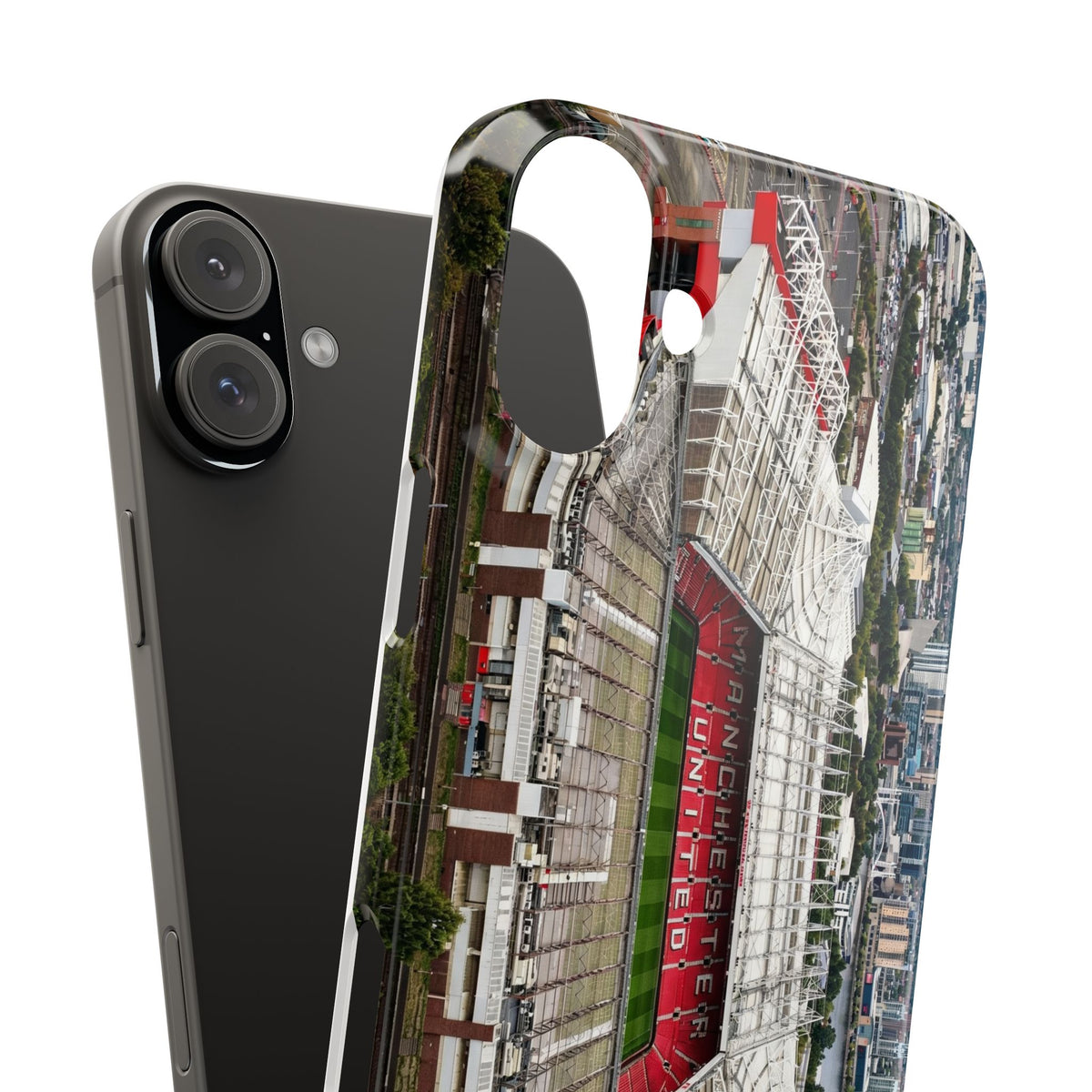 Old Trafford Aerial Side View — Manchester United — Premium Phone Case