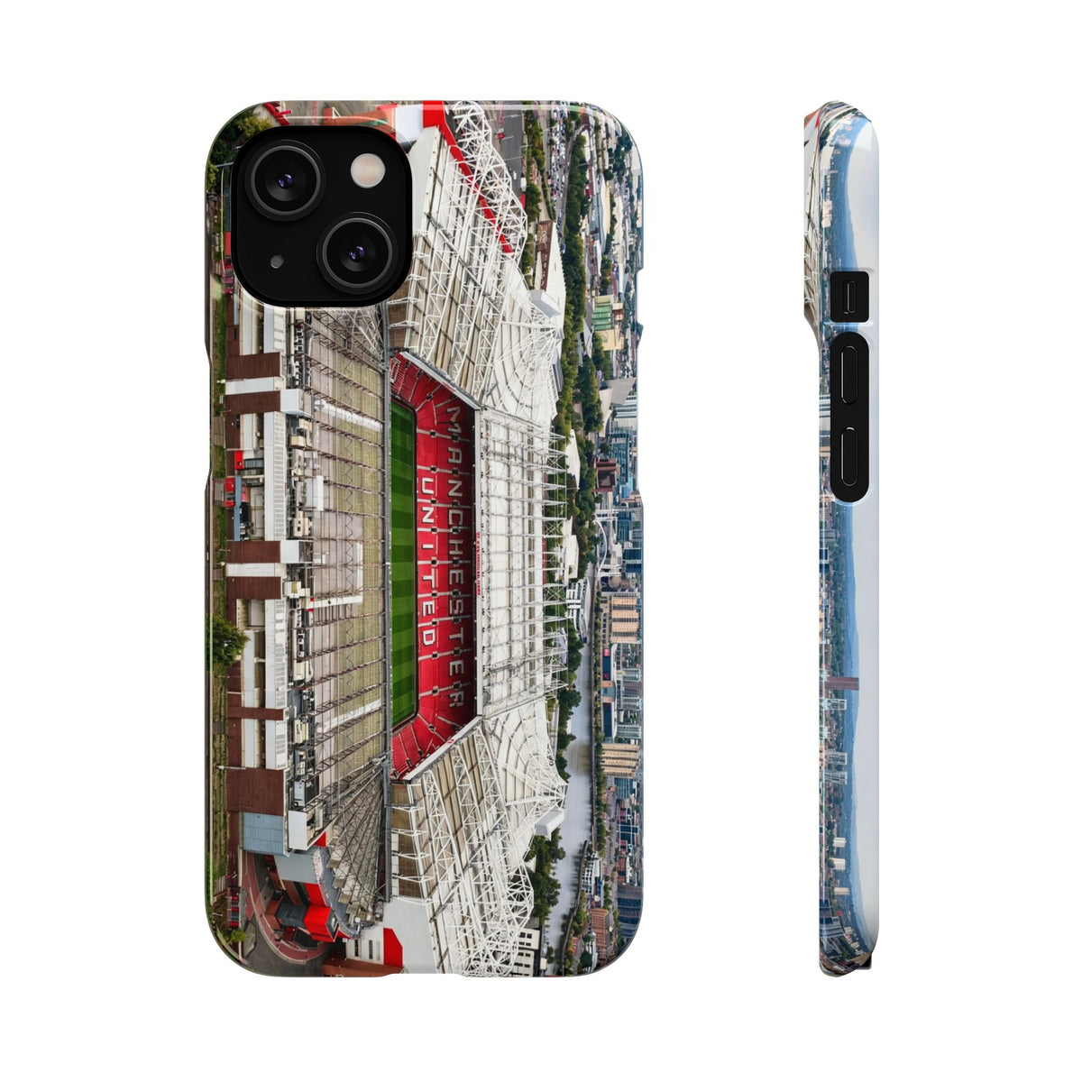 Old Trafford Aerial Side View — Manchester United — Premium Phone Case
