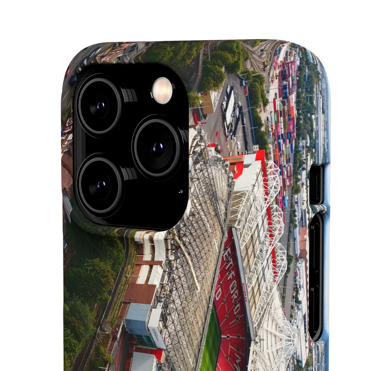 Manchester United, Old Trafford Print Phone Case.