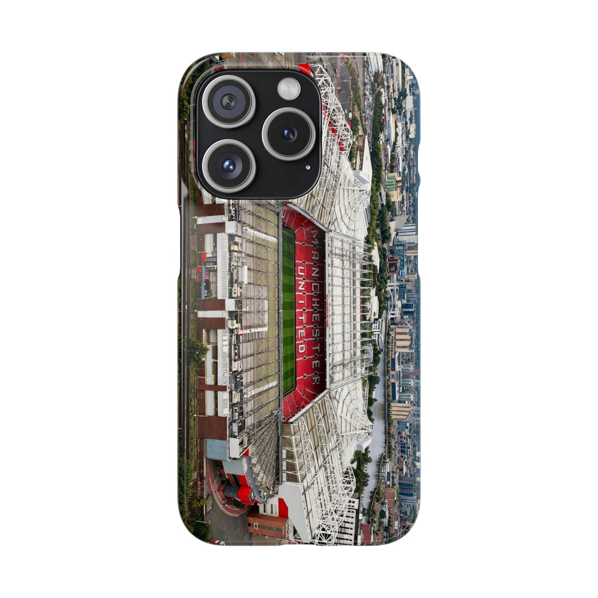 Old Trafford Aerial Side View — Manchester United — Premium Phone Case