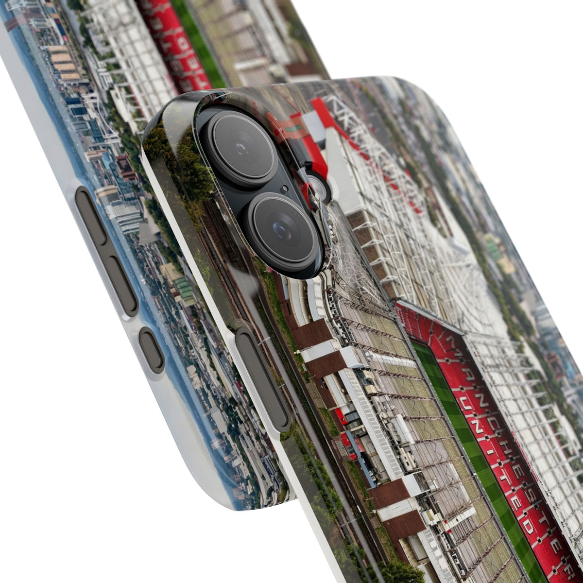 Old Trafford Aerial Side View — Manchester United — Premium Phone Case
