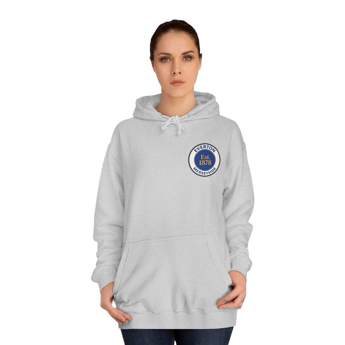 Classic College Crest Hoodie — Unisex Campus Sweatshirt