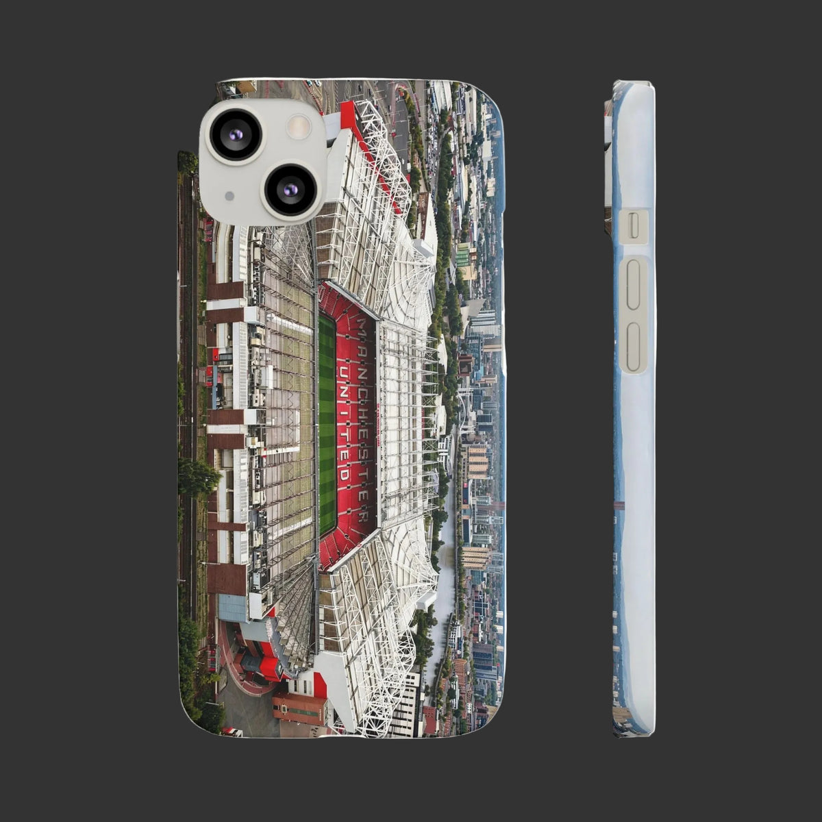 Old Trafford Aerial Side View — Manchester United — Premium Phone Case