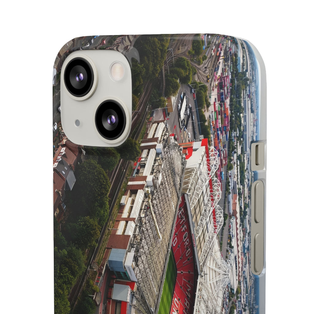 Manchester United, Old Trafford Print Phone Case.